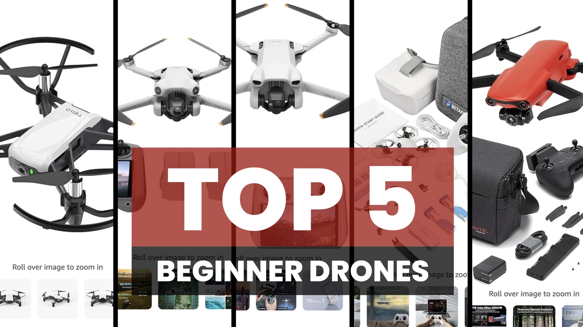 Read more about the article Elevate Your Hobby: The Top 5 Beginner Drones to Explore in 2024